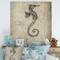 Designart - Seahorse Old Style Sketch - Nautical & Coastal Canvas Wall Art